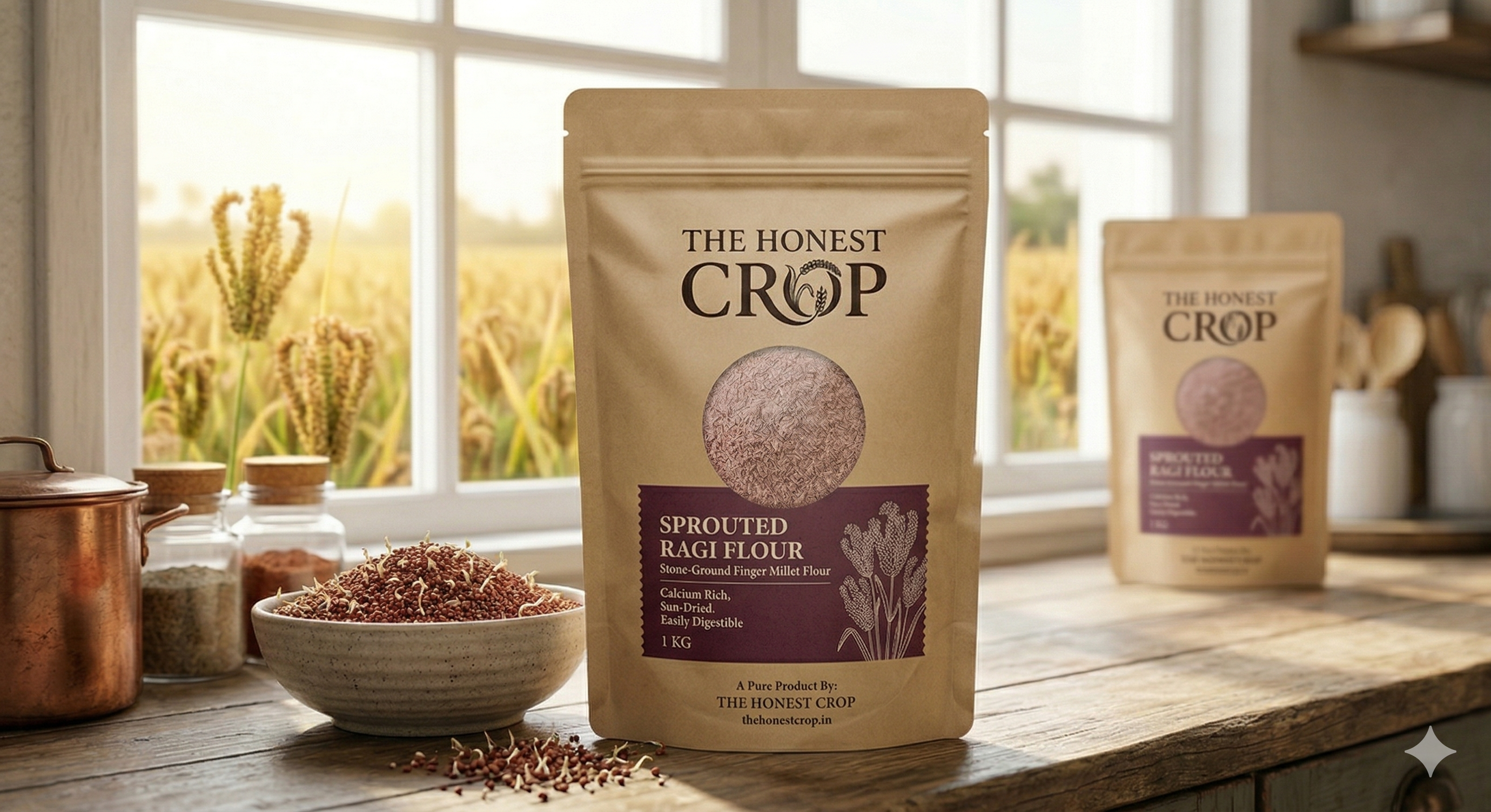 Sprouted Ragi Flour
