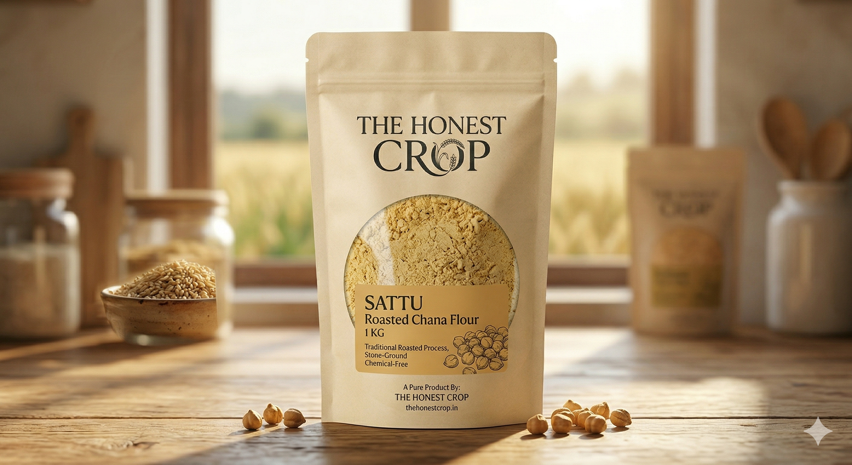 Sattu (Roasted Chana Flour)